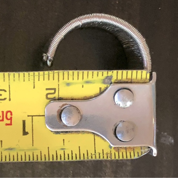 Silver Wrapped Wire Ring Size 10 Adjustable - Picture 8 of 10